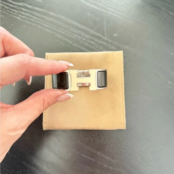 Hermes Black and Silver Bracelet - Picture 1 of 4